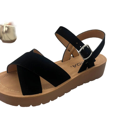 CASUAL SANDAL WITH CROSS TOE BAND CHESTER-S