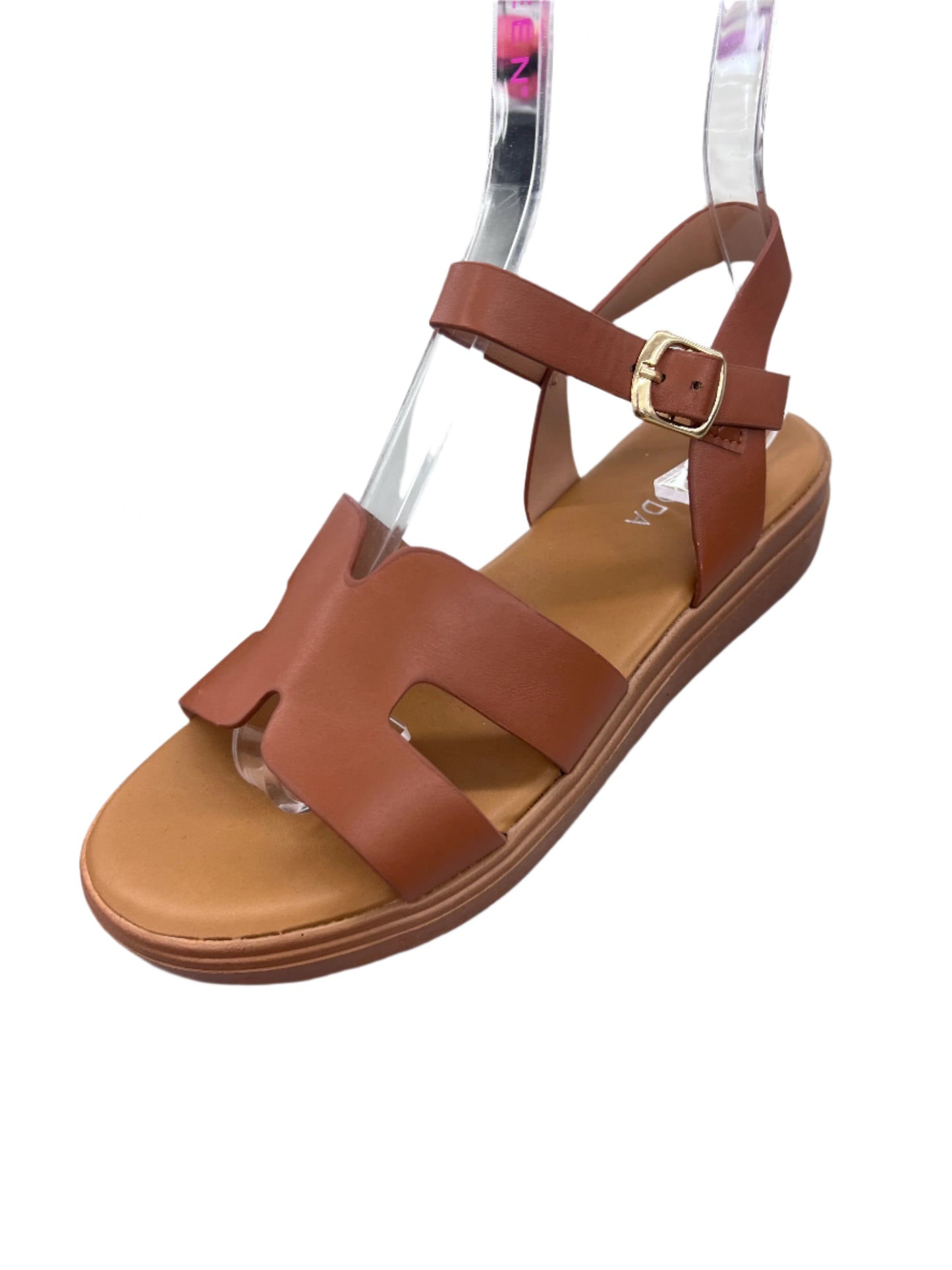 H DETAIL CASUAL SANDAL WITH BUCKLE GENOVA-1