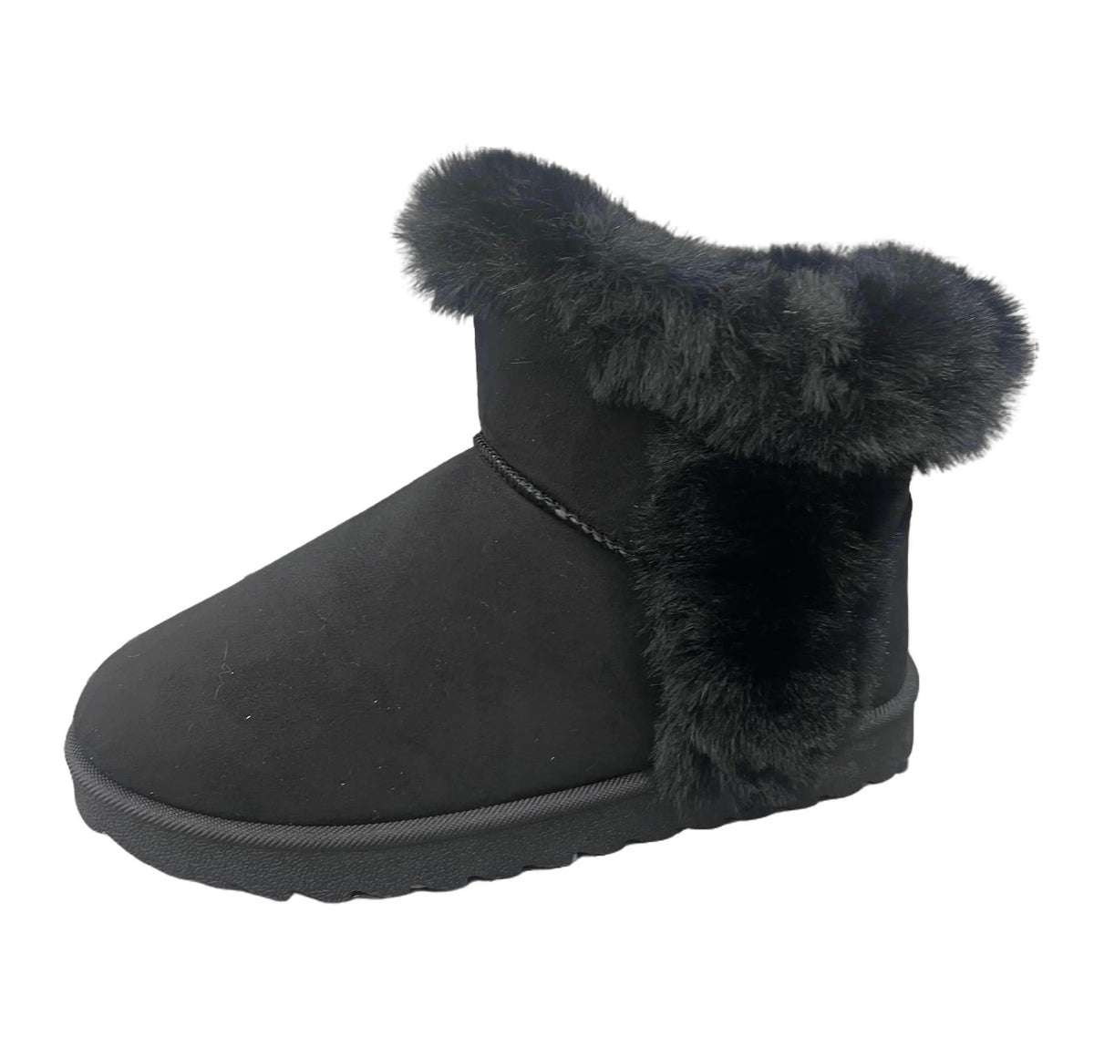 COMFORT BOOT WITH FUZZY DETAIL MELON-04