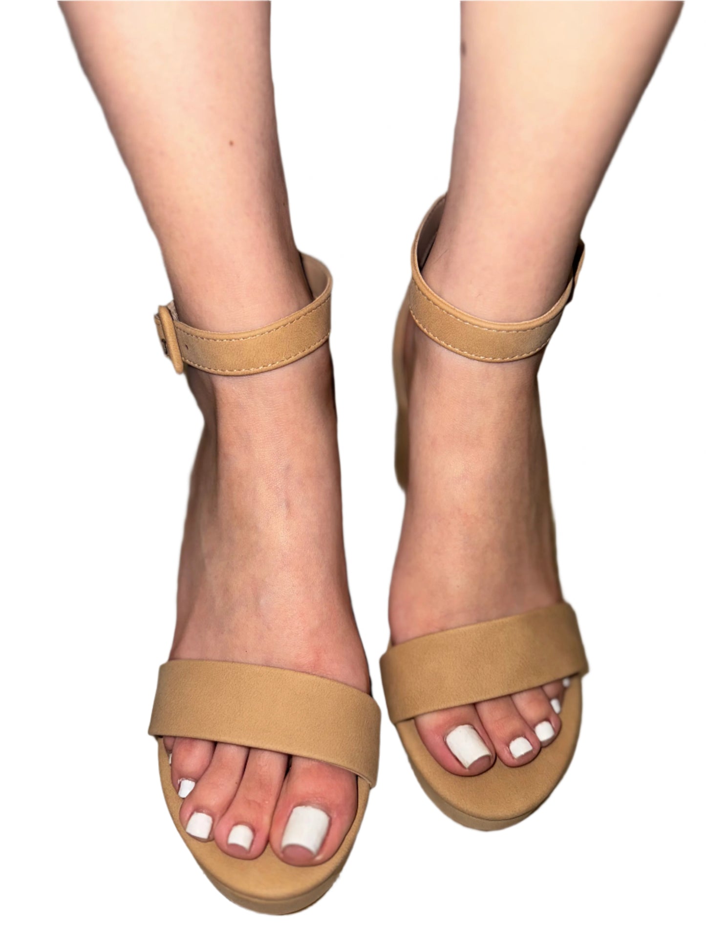 CASUAL BLOCK HEEL WITH ADJUSTABLE ANKLE BAND CENTURY-S