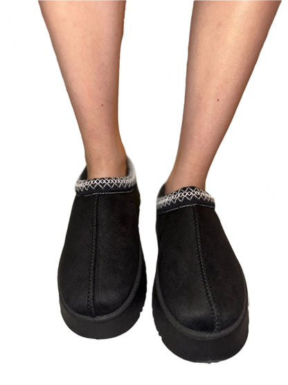 PLATFORM SLIDE WITH FUZZY INSIDE LINING OAKLEE-25