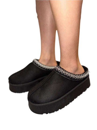 PLATFORM SLIDE WITH FUZZY INSIDE LINING OAKLEE-25