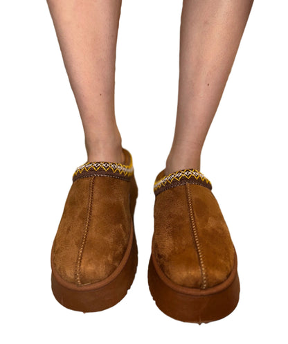 PLATFORM SLIDE WITH FUZZY INSIDE LINING OAKLEE-25