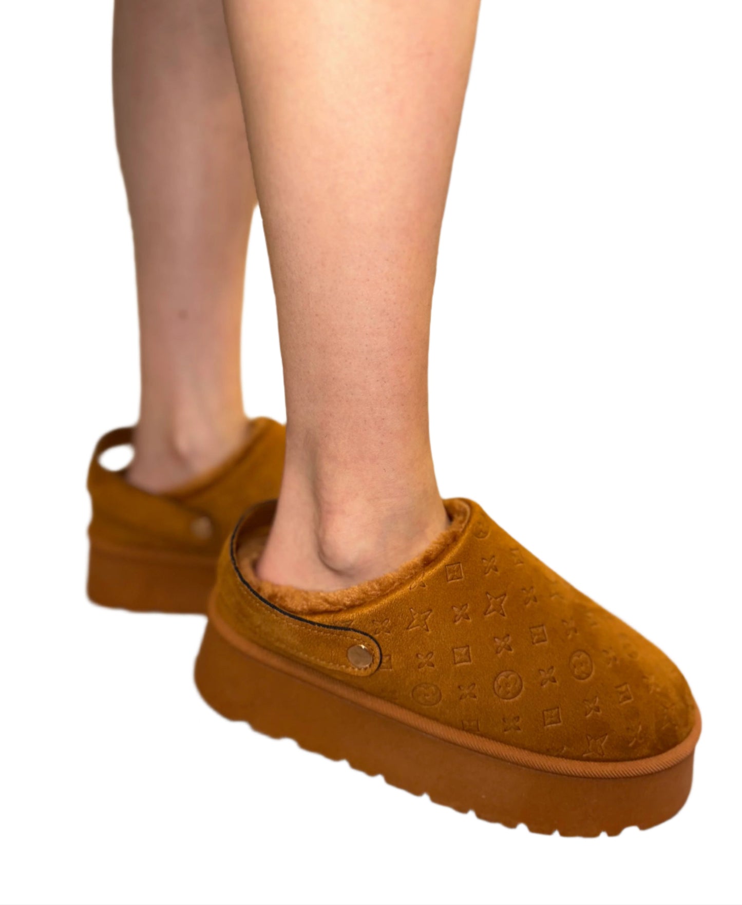 PLATFORM SLIDE WITH FUZZY INSIDE LINING OAKLEE-11