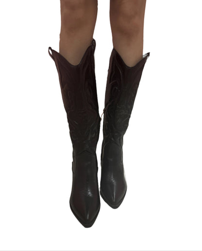 BELOW THE KNEE WESTERN COWGIRL BOOT ARIZONA