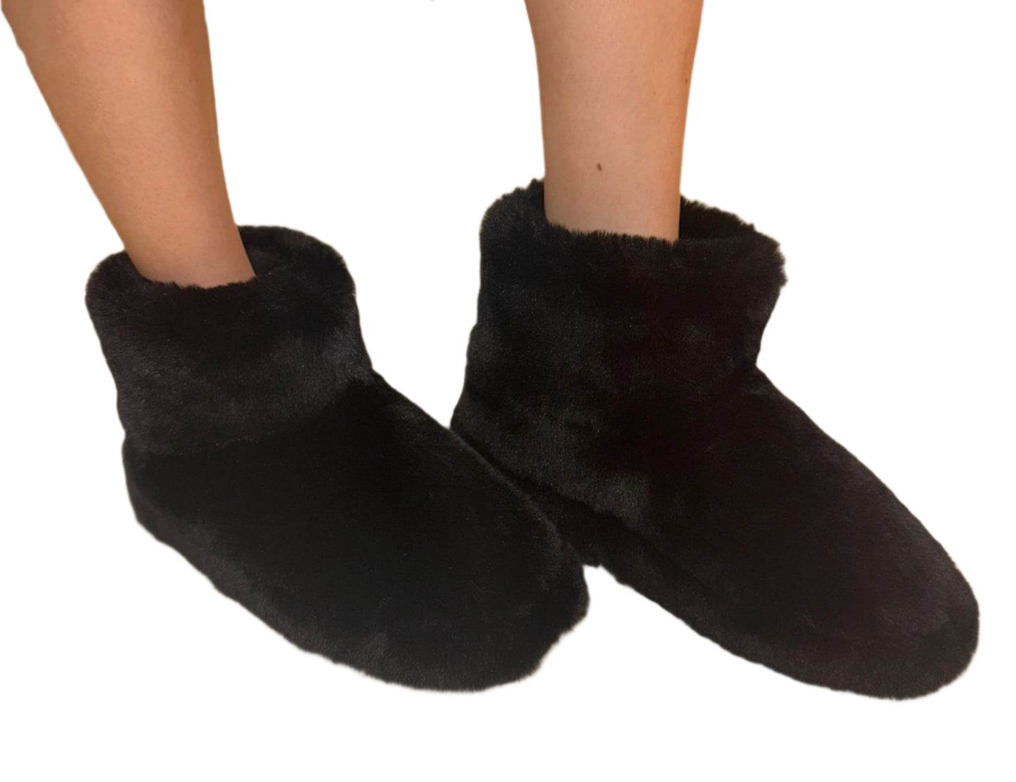 FUZZY ANKLE BOOT LAVA-01