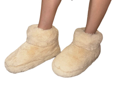 FUZZY ANKLE BOOT LAVA-01
