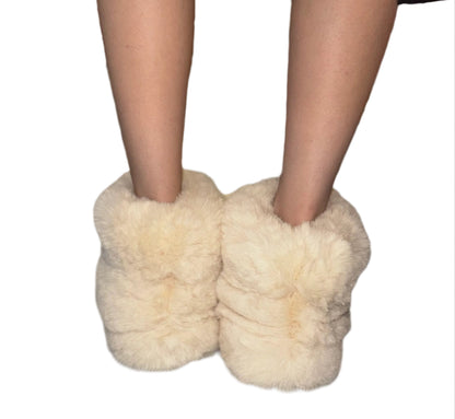 FUZZY ANKLE BOOT LAVA-01