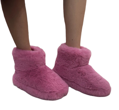 FUZZY ANKLE BOOT LAVA-01