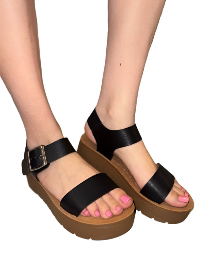 PLATFORM SANDALS OPEN TOE