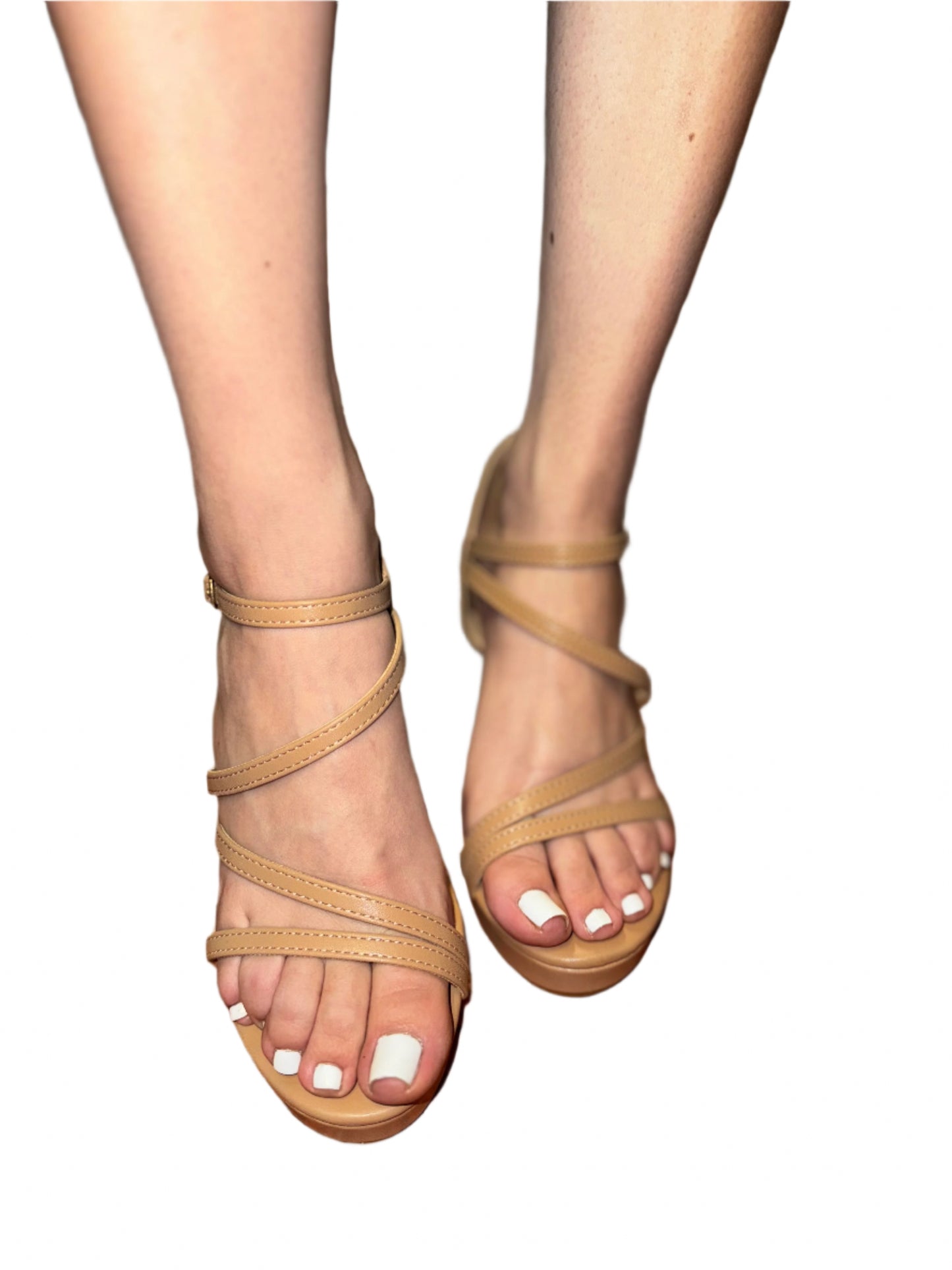 SIMPLE STRAPPY BLOCK HEEL ADINA-1