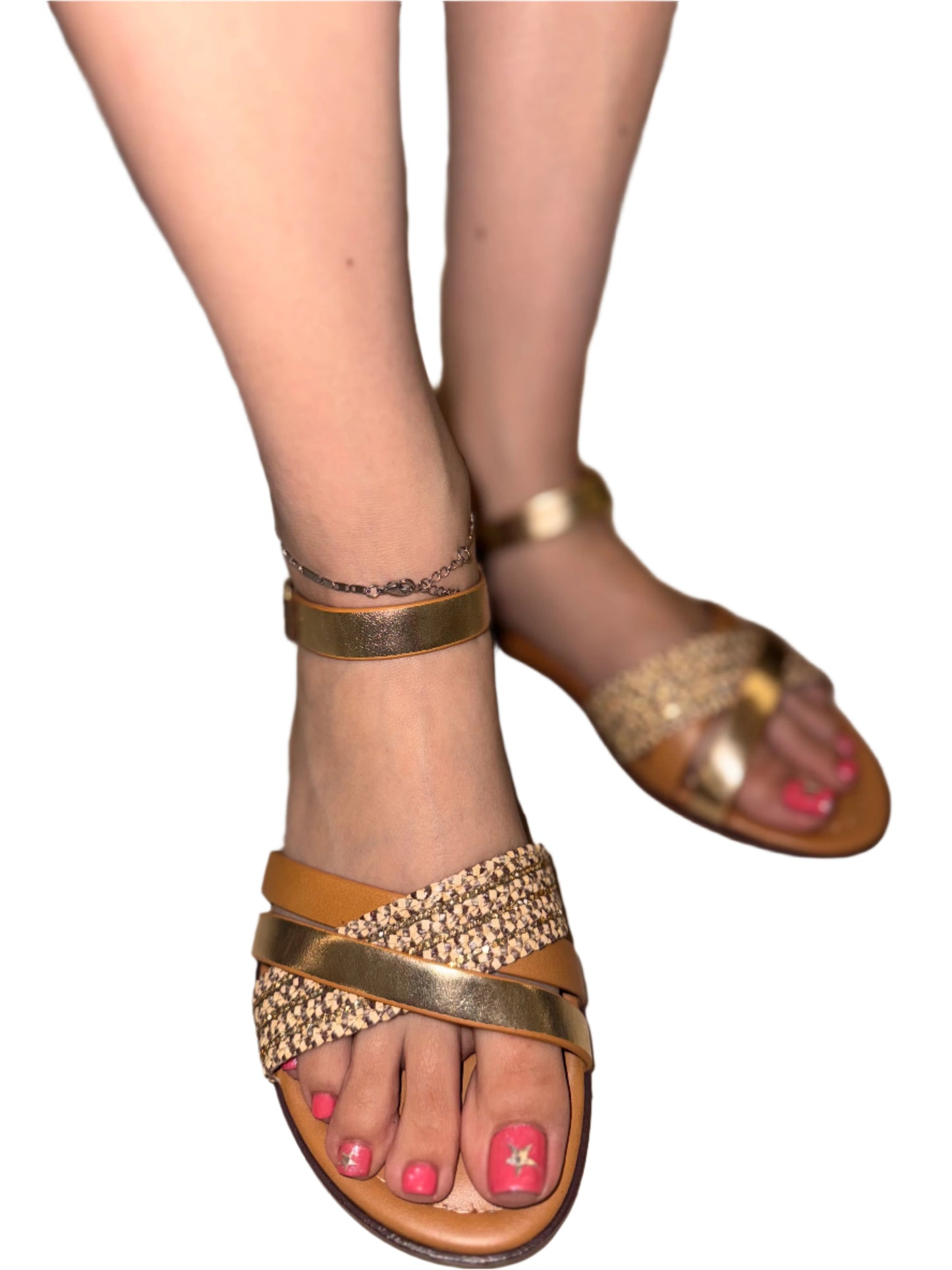 CASUAL SANDAL WITH WOVEN DETAIL MAMBO-S