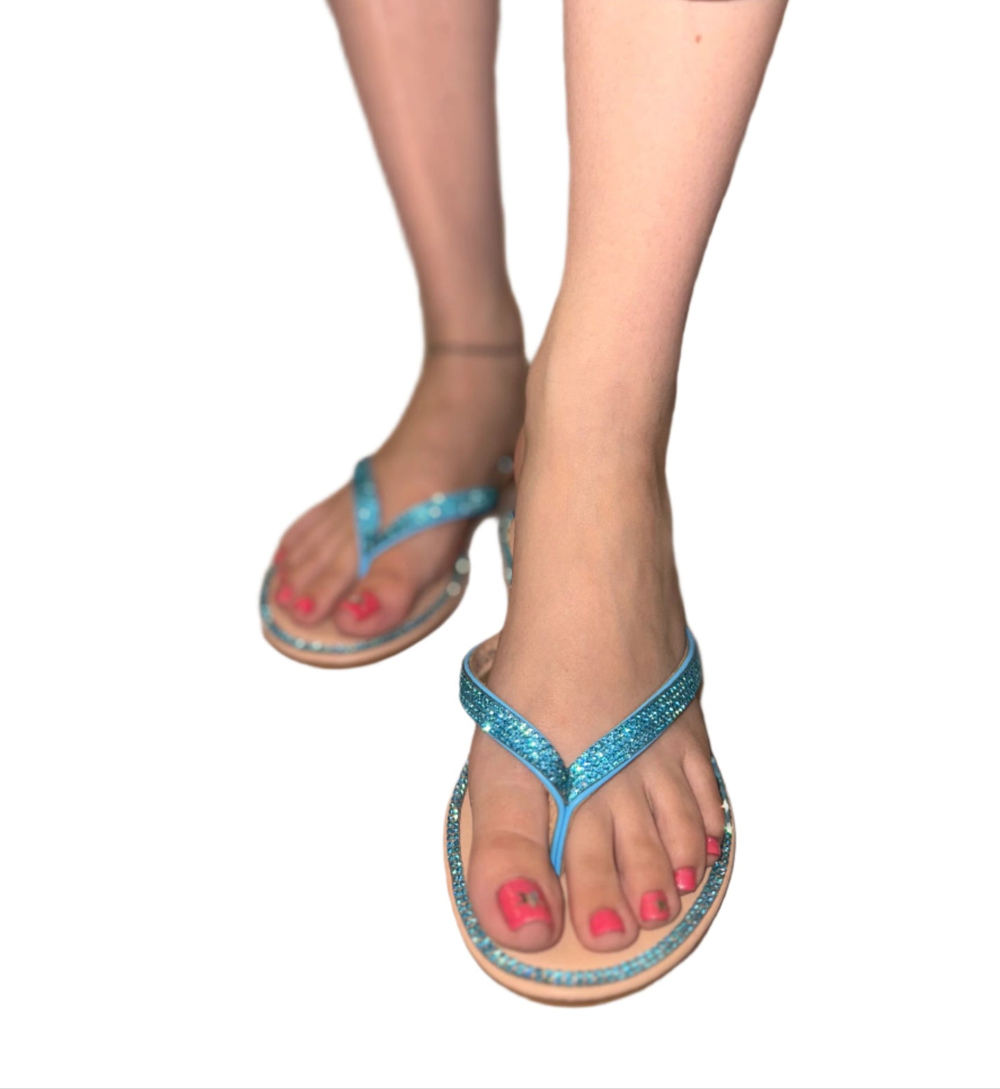 RHINESTONE FLAT SANDAL FLIP FLOP HAITI-1
