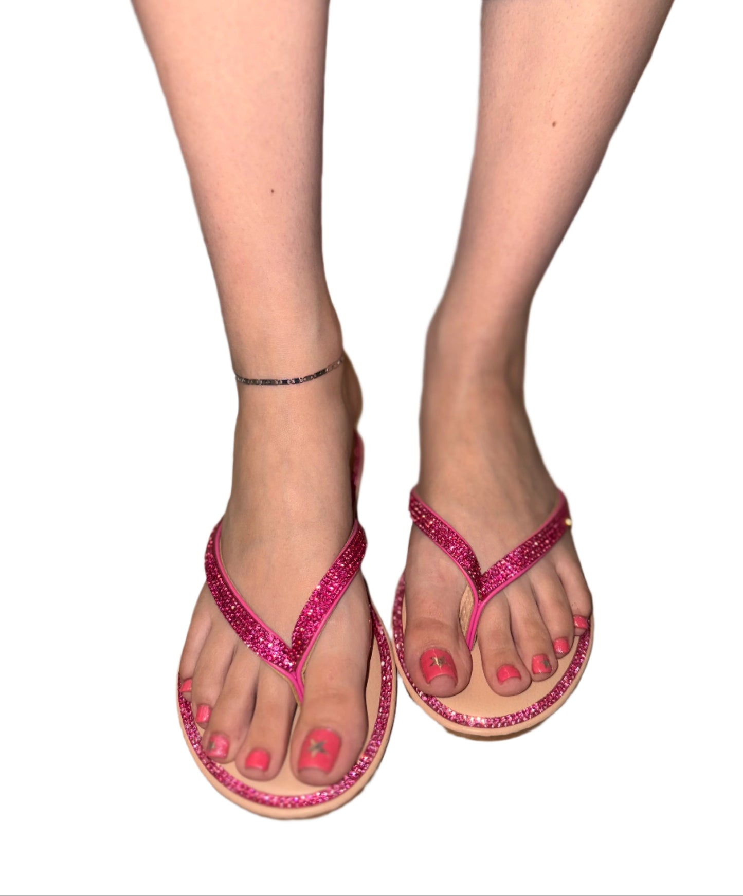 RHINESTONE FLAT SANDAL FLIP FLOP HAITI-1