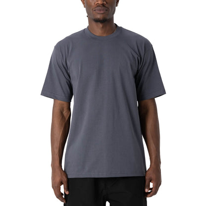 PRO CLUB MEN's HEAVYWEIGHT COTTON SHORT SLEEVE CREW NECK T-SHIRT