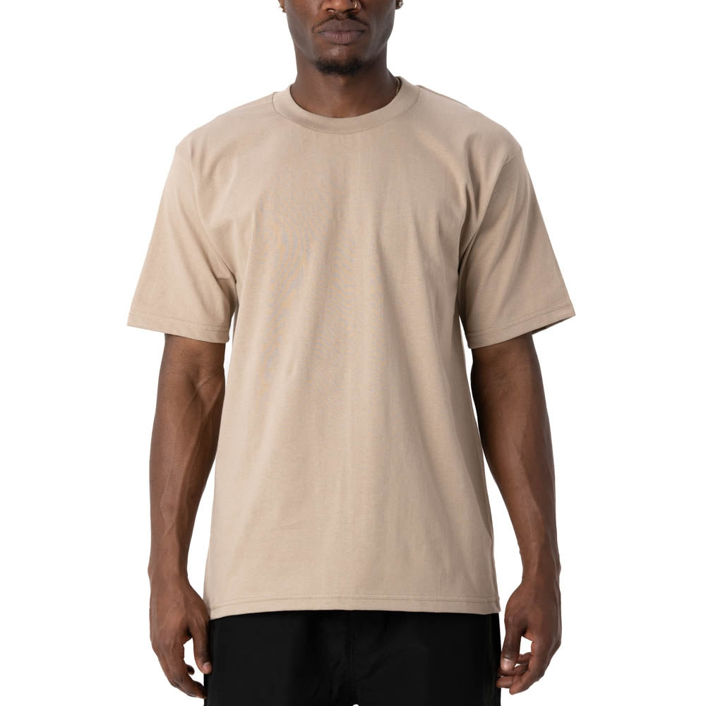 PRO CLUB MENS HEAVYWEIGHT COTTON SHORT SLEEVE CREW NECK T-SHIRT