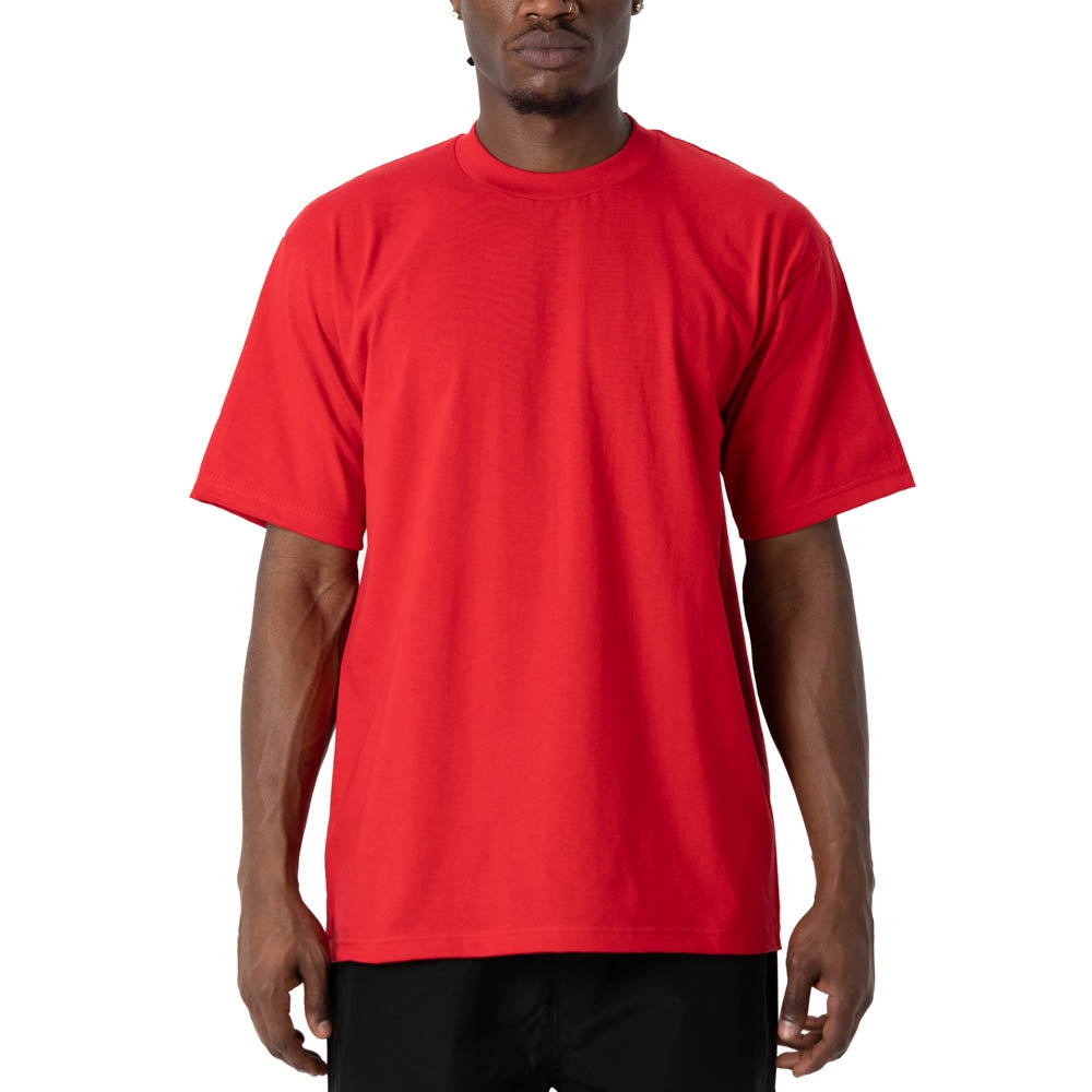 PRO CLUB MENS HEAVYWEIGHT COTTON SHORT SLEEVE CREW NECK T-SHIRT